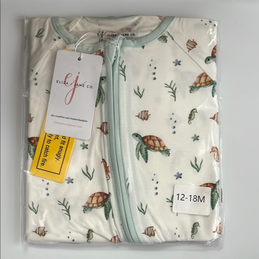 Eliza and Jane Zippy Bamboo Pajamas 12-18 months